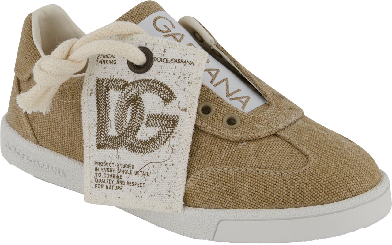 Dolce & Gabbana Dolce & Gabbana Jongens Sneakers In Licht Beige Beige