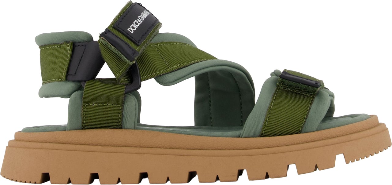 Dolce & Gabbana Unisex Sandalen In Groen Groen