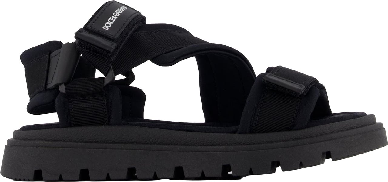 Dolce & Gabbana Unisex Sandalen In Zwart Zwart