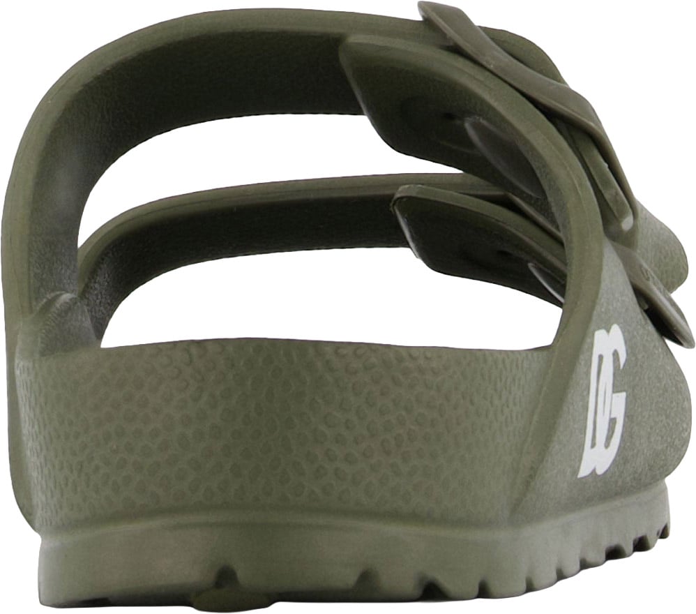 Dolce & Gabbana Jongens Slippers In Army Groen