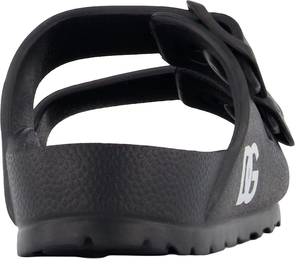 Dolce & Gabbana Jongens Slippers In Zwart Zwart
