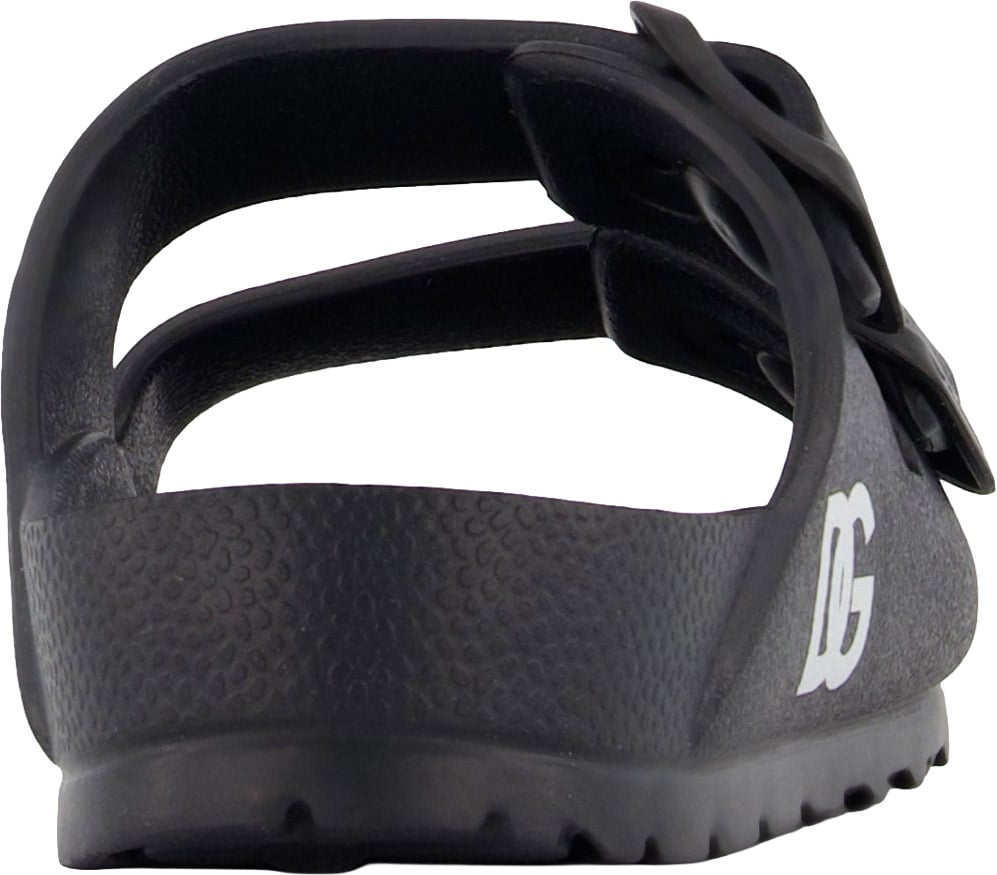 Dolce & Gabbana Dolce & Gabbana Jongens Slippers In Zwart Zwart