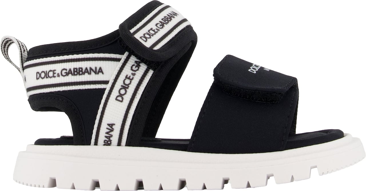Dolce & Gabbana Jongens Sandalen In Zwart Zwart
