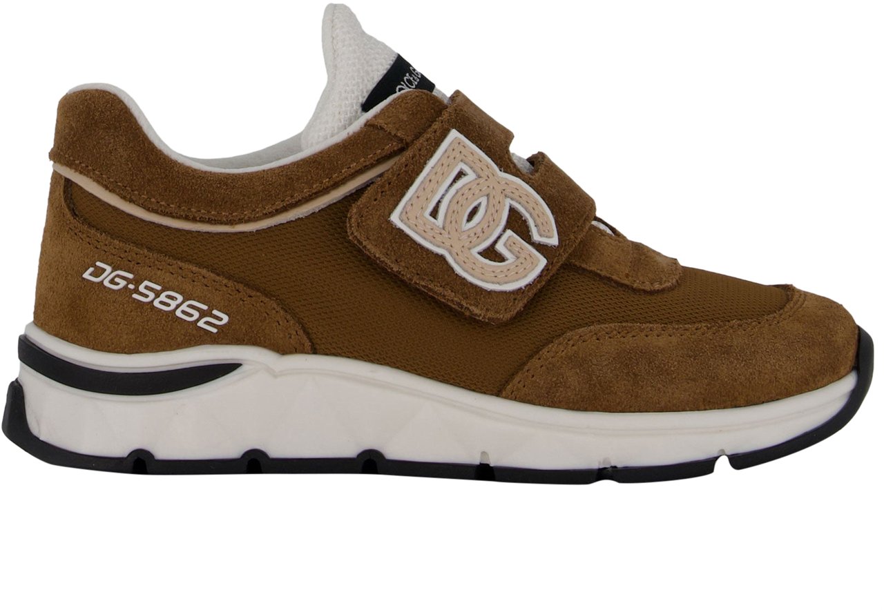 Dolce & Gabbana Dolce & Gabbana Jongens Sneakers In Camel Taupe