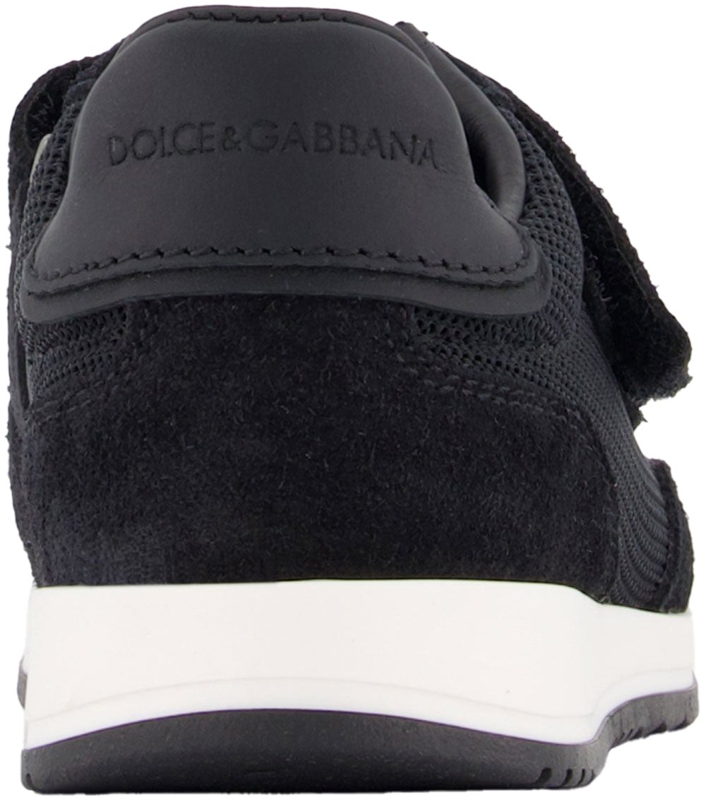 Dolce & Gabbana Dolce & Gabbana Jongens Sneakers In Zwart Zwart