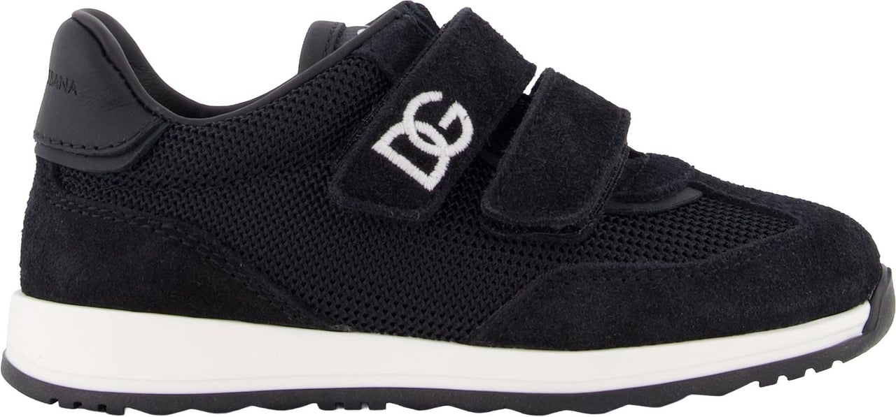 Dolce & Gabbana Jongens Sneakers In Zwart Zwart