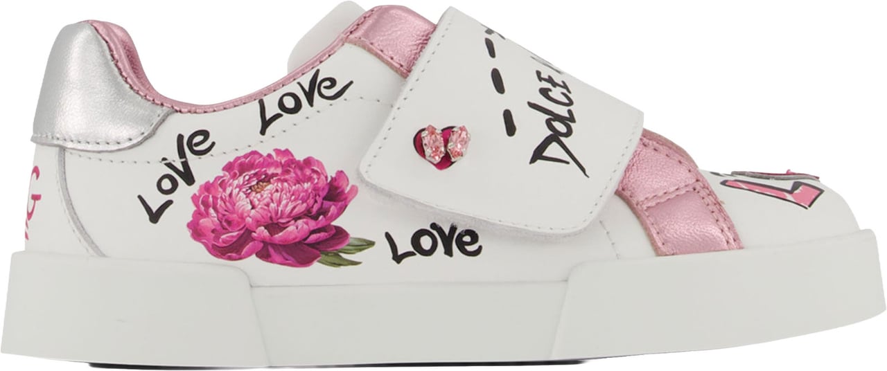 Dolce & Gabbana Meisjes Sneakers In Wit Wit