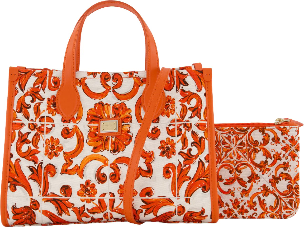 Dolce & Gabbana Kinder Meisjes Tas In Oranje Oranje