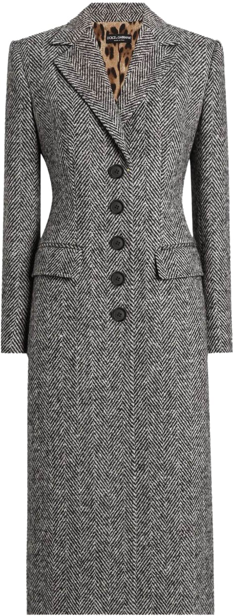 Dolce & Gabbana Coats Grey Grijs