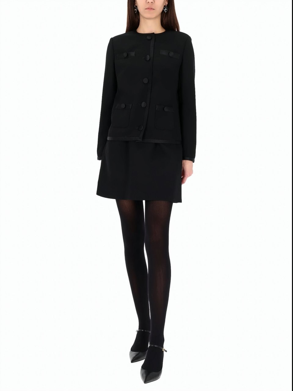 Dolce & Gabbana Black Jackets Zwart