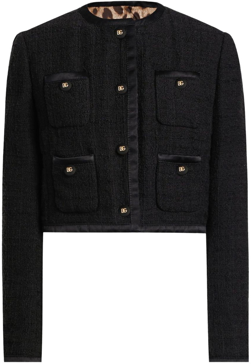 Dolce & Gabbana Jackets Black Zwart