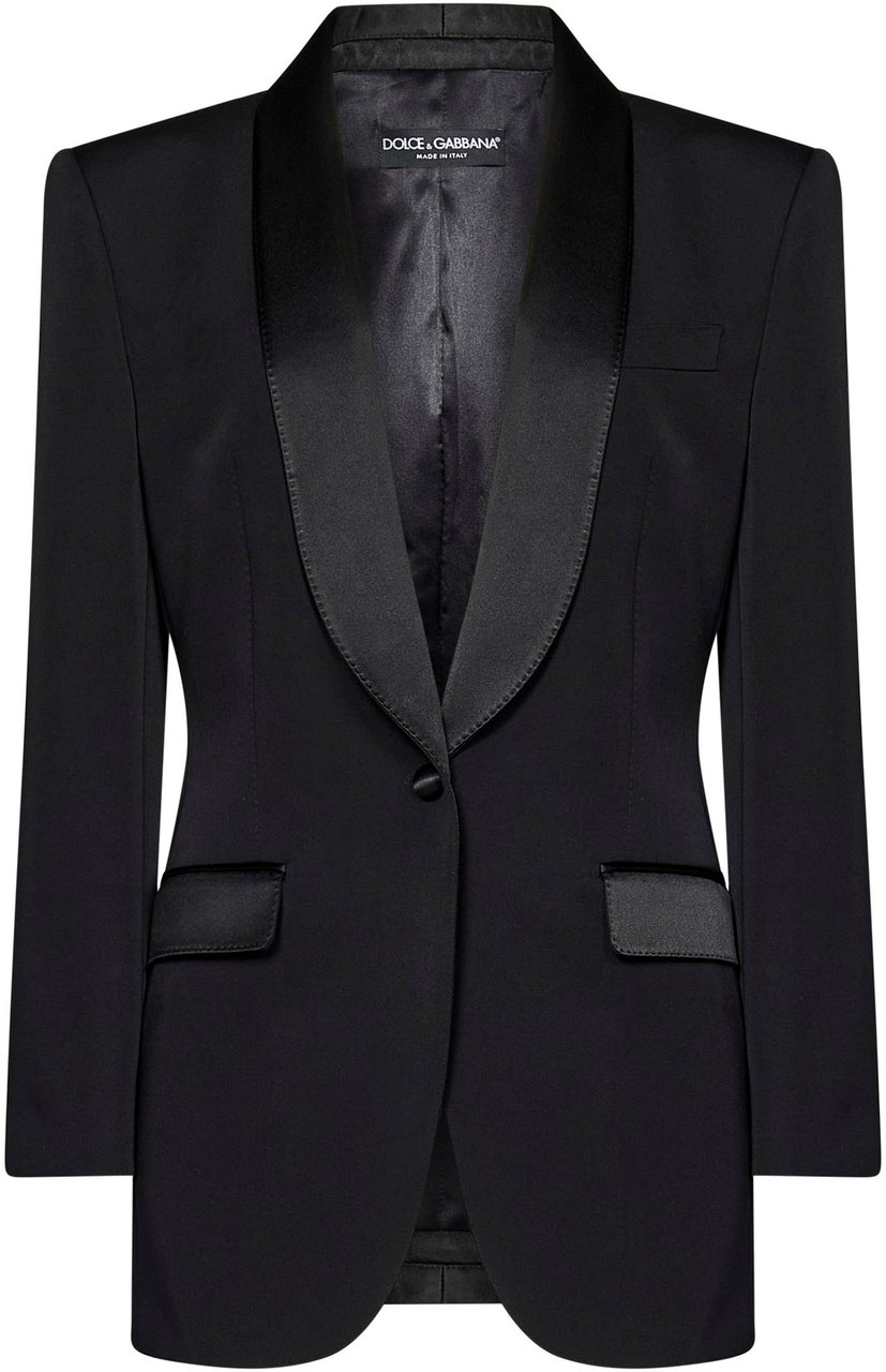 Dolce & Gabbana Jackets Black Zwart