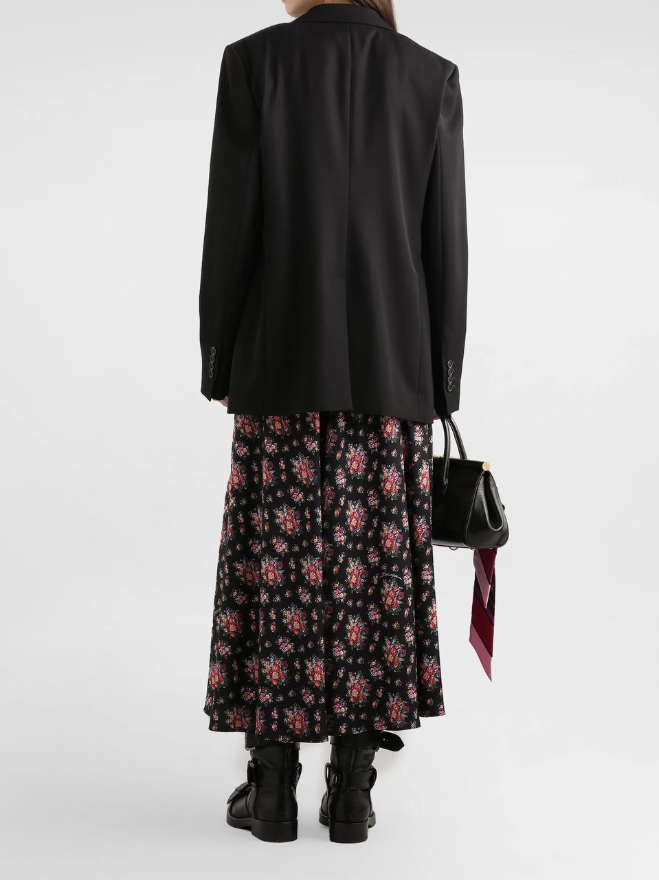Dolce & Gabbana Tailored Black Wool Notch Lapel Blazer Zwart