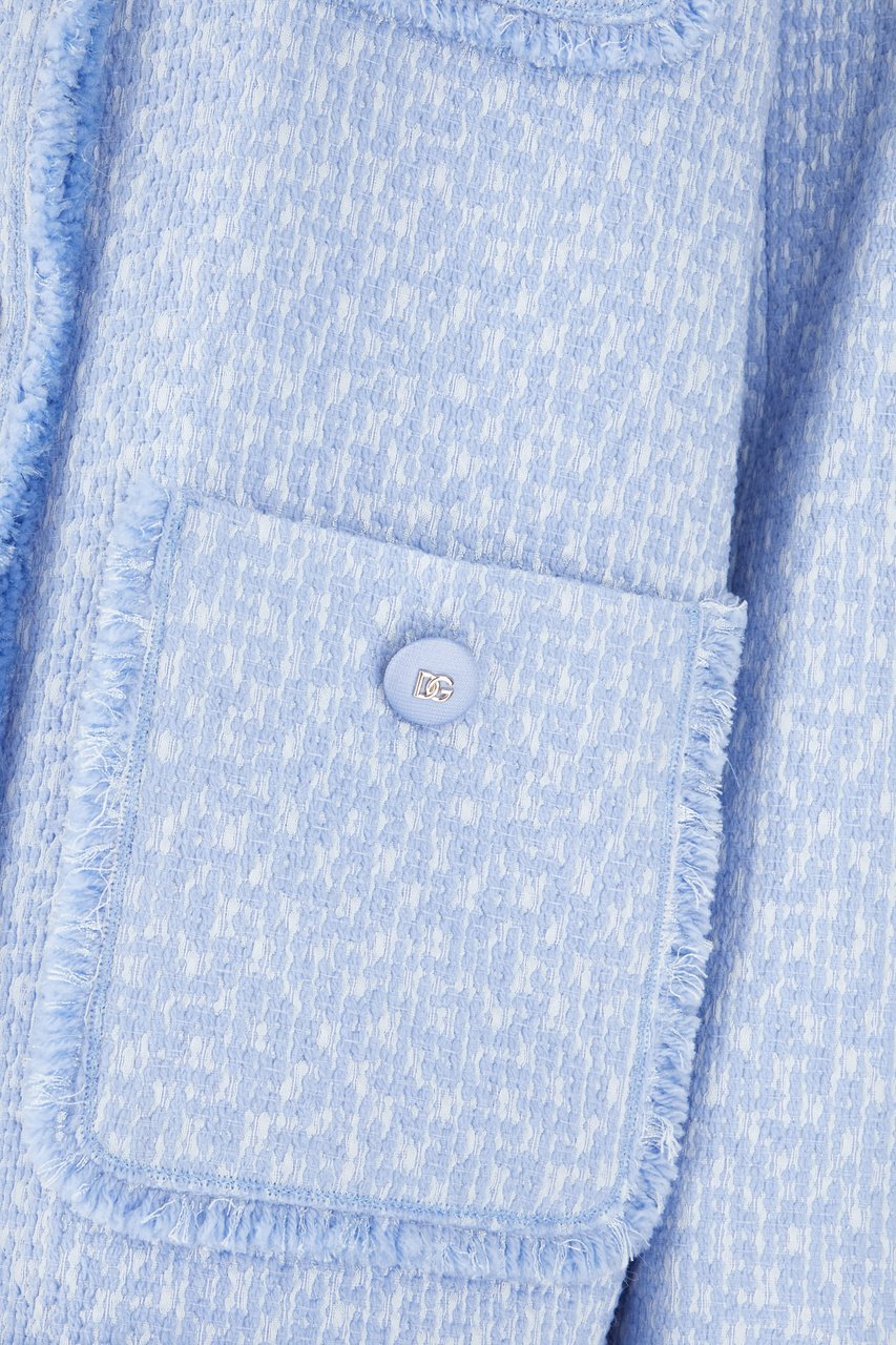 Dolce & Gabbana Dolce&gabbana Embroidered wool blend blazer Divers