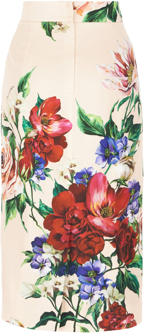 Dolce & Gabbana Dolce&gabbana Printed stretch viscose skirt Divers