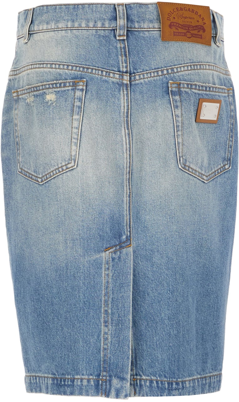 Dolce & Gabbana Dolce&gabbana Denim skirt Blauw