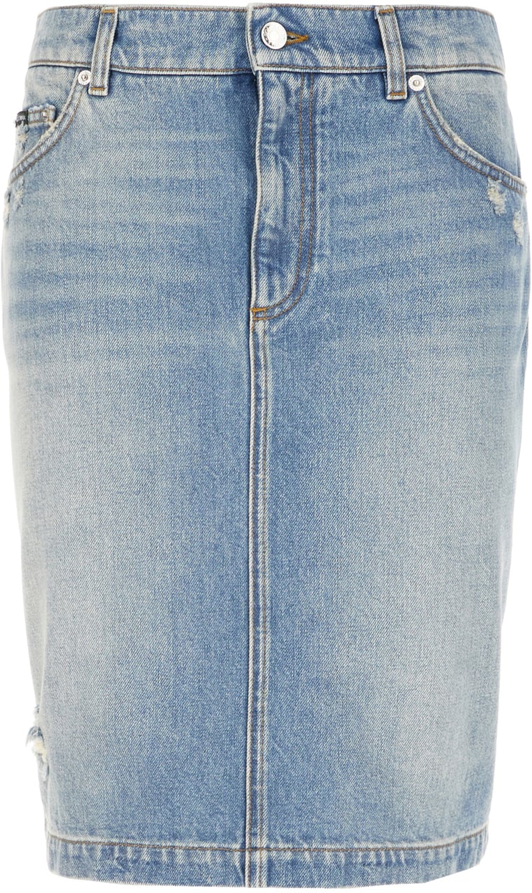 Dolce & Gabbana Dolce&gabbana Denim skirt Blauw