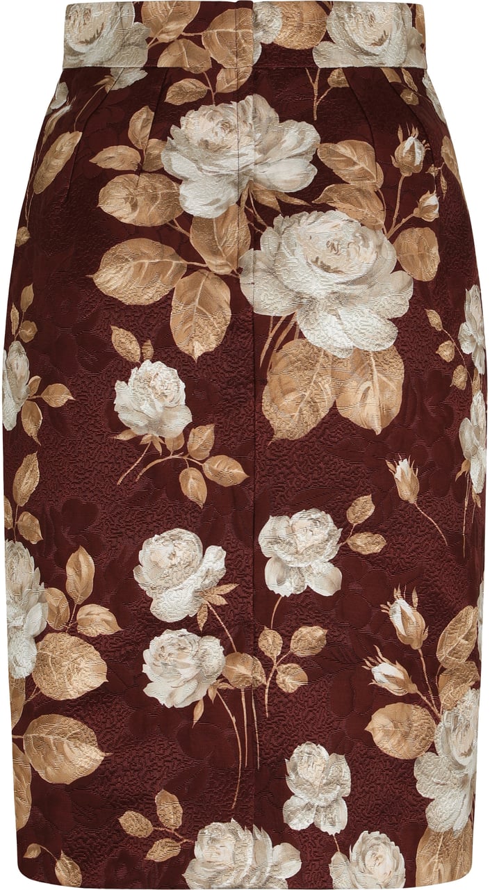 Dolce & Gabbana Gonna print Rose Divers