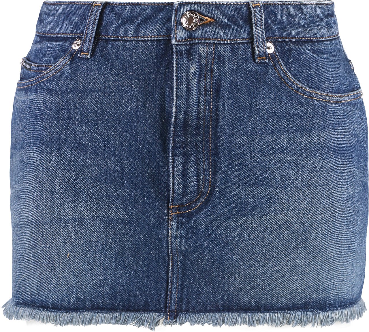Dolce & Gabbana Denim mini skirt Blauw