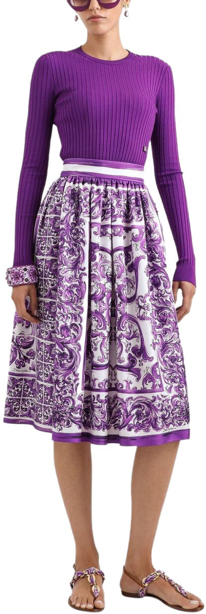 Dolce & Gabbana Skirts Purple Paars