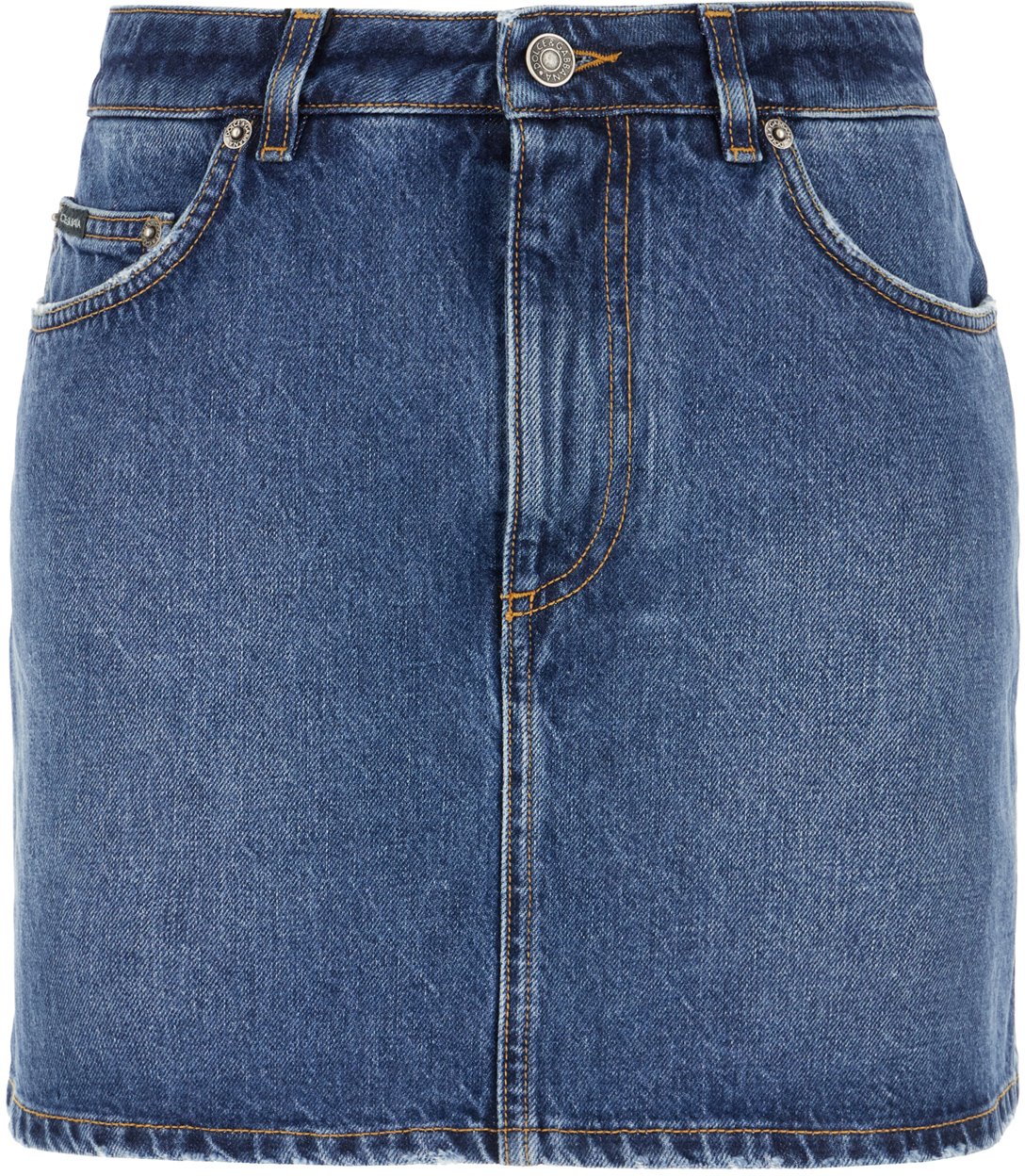 Dolce & Gabbana Dolce&gabbana Denim mini skirt Blauw