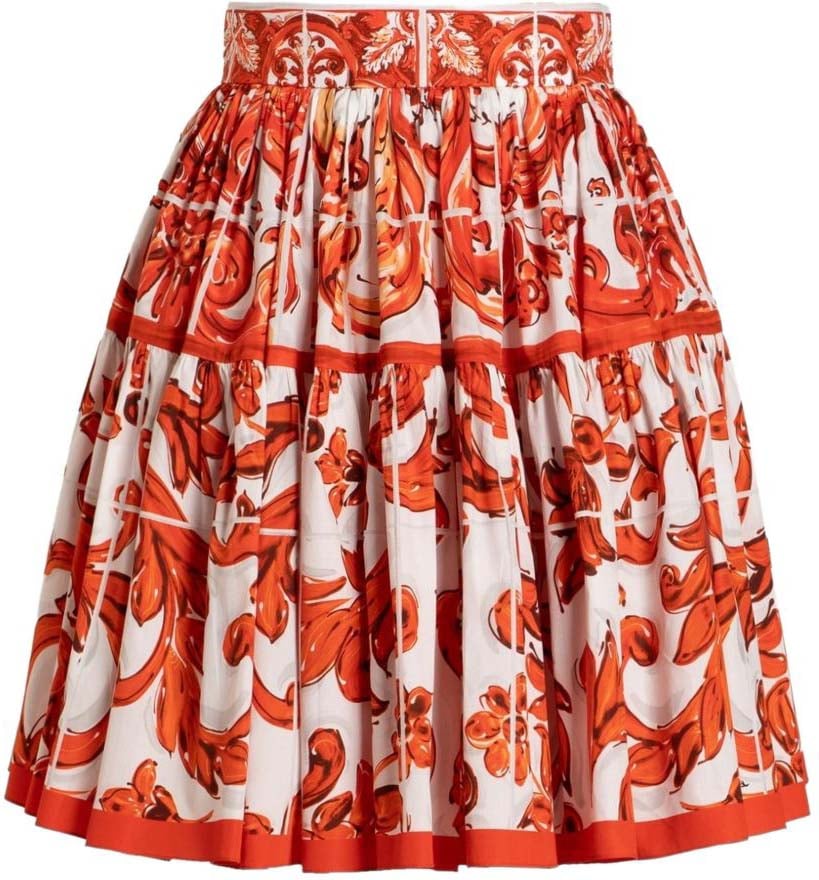 Dolce & Gabbana Skirts Orange Oranje