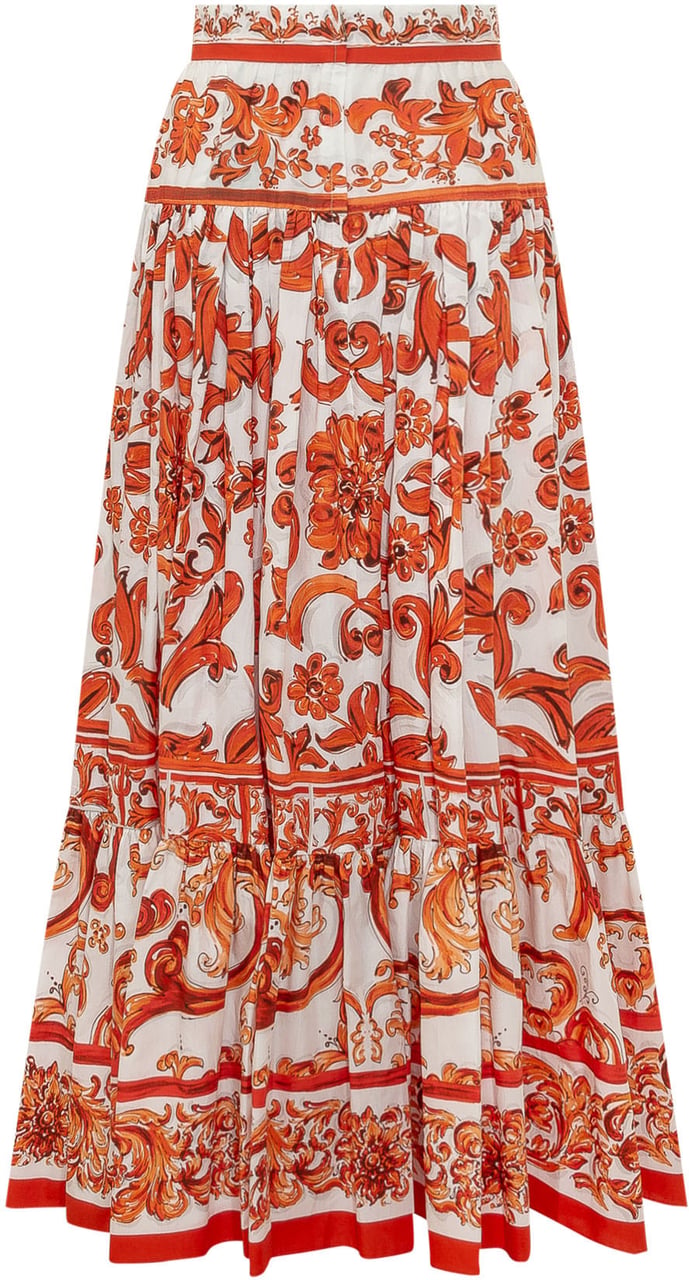 Dolce & Gabbana Minigonna con Stampa Ornamentale Divers