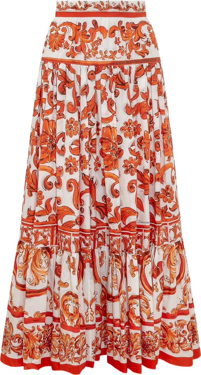 Dolce & Gabbana Minigonna con Stampa Ornamentale Divers