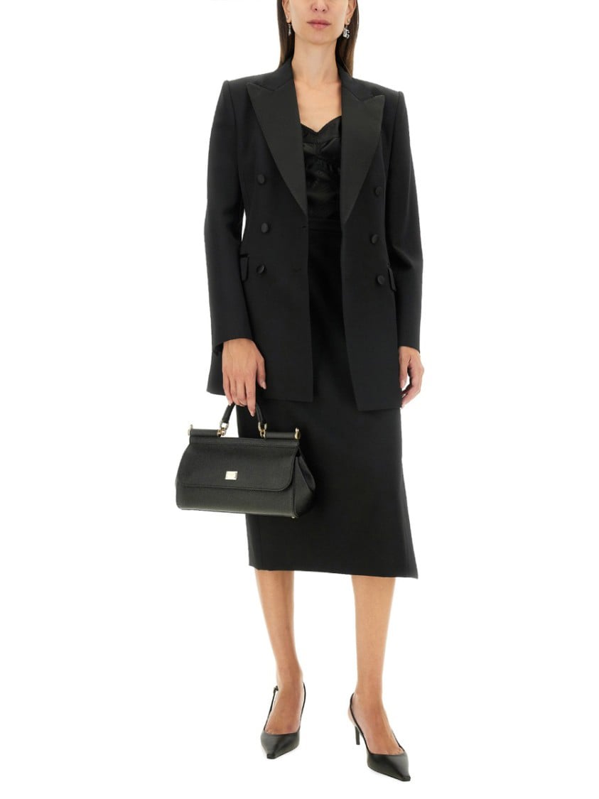 Dolce & Gabbana Longuette Skirt Zwart
