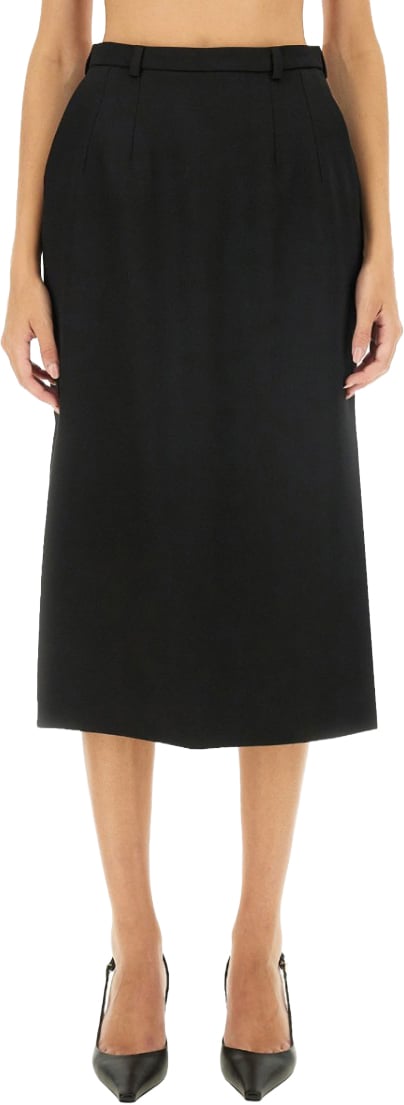 Dolce & Gabbana Longuette Skirt Zwart