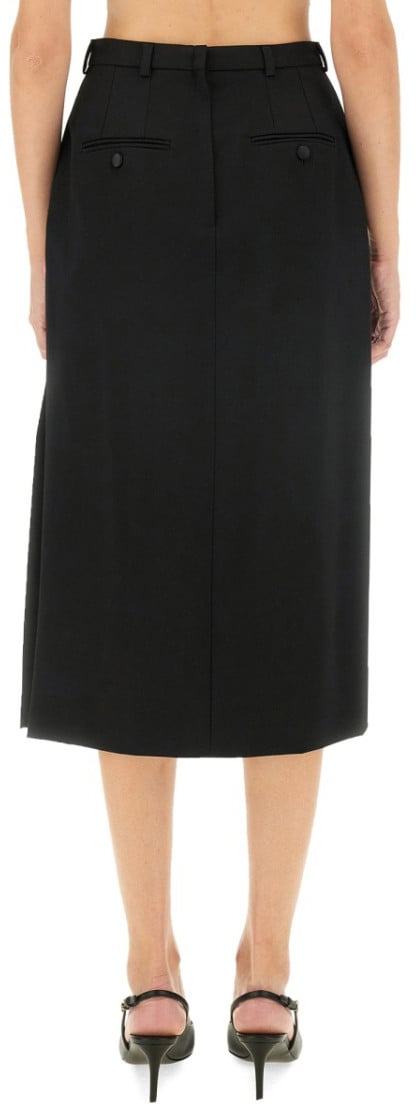 Dolce & Gabbana Longuette Skirt Zwart