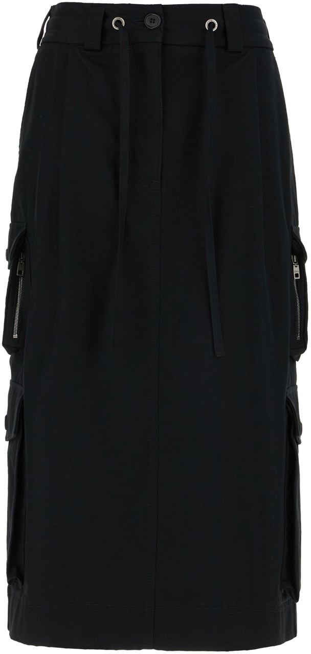 Dolce & Gabbana Dolce&gabbana Black cotton skirt Zwart