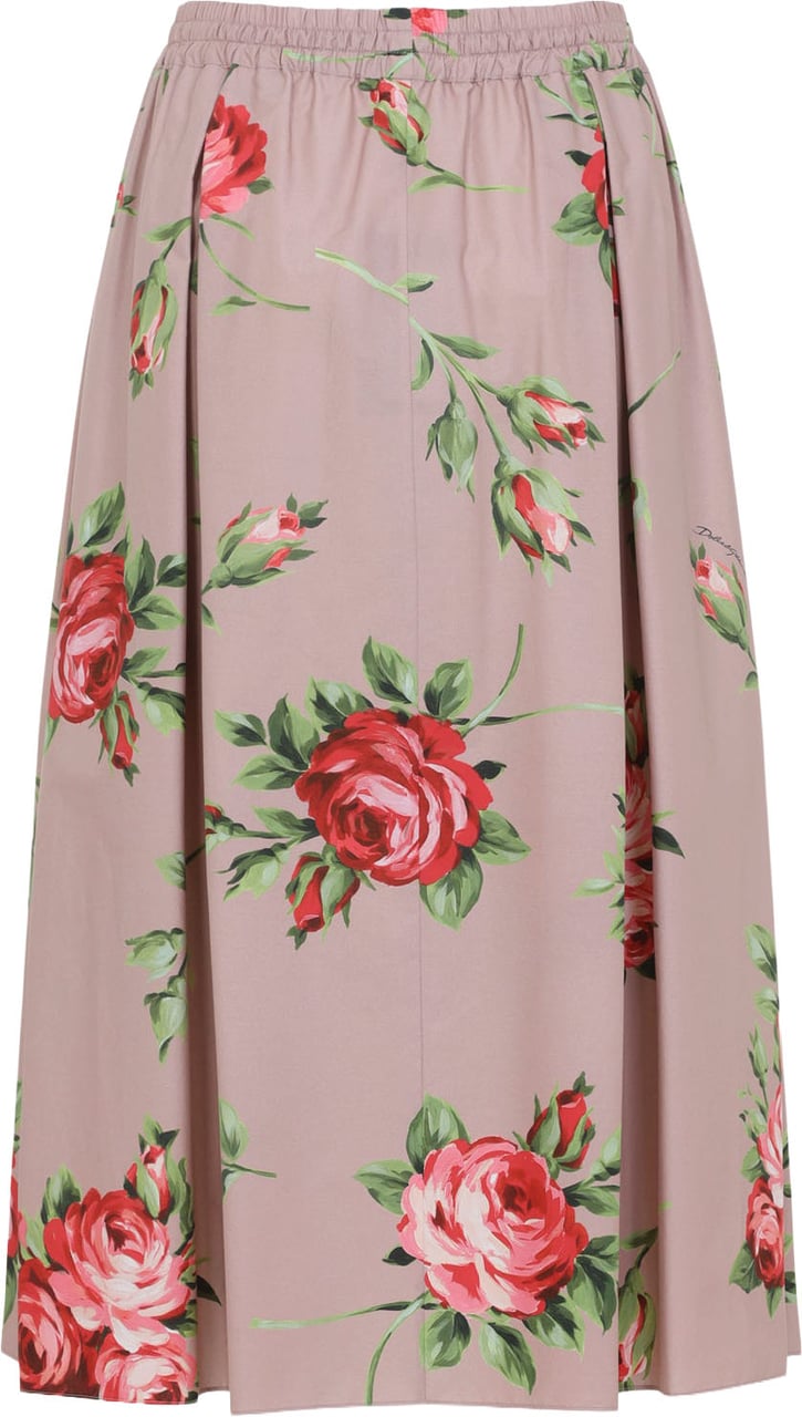 Dolce & Gabbana Dolce & Gabbana Cotton Midi Skirt Divers