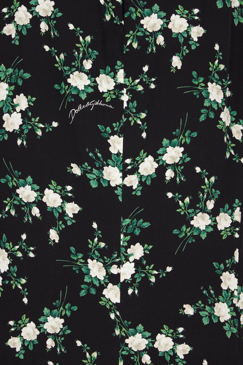 Dolce & Gabbana Dolce&gabbana Printed stretch silk skirt Divers