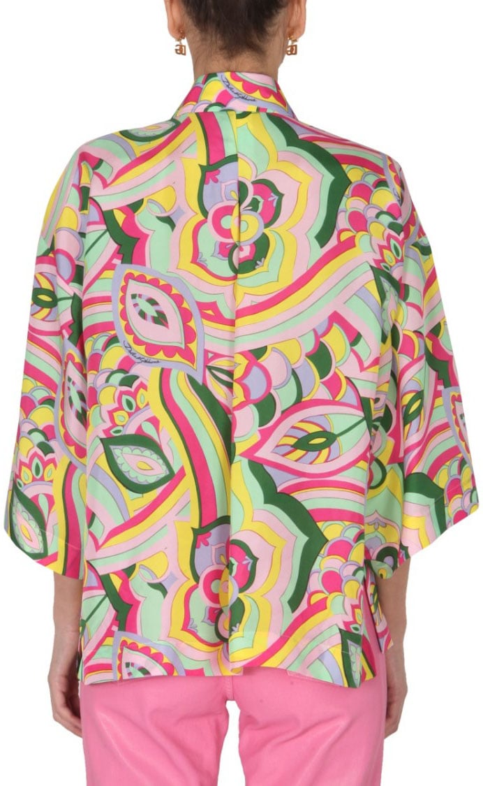Dolce & Gabbana 60'S Print Shirt Roze