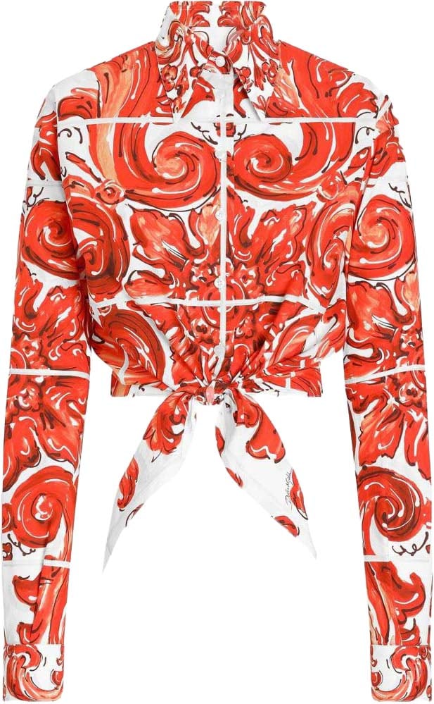 Dolce & Gabbana Shirts Orange Oranje