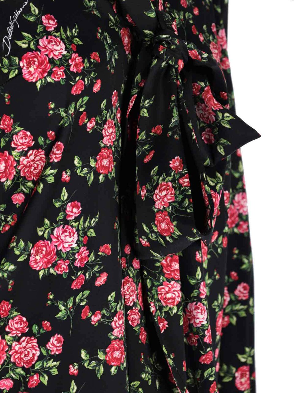 Dolce & Gabbana Silk Shirt – Multicolor Neutraal