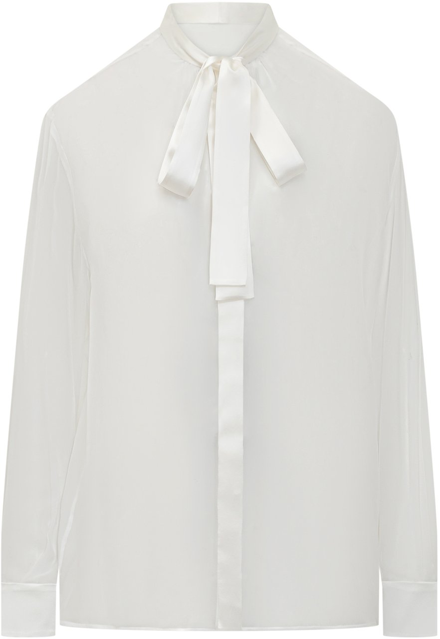 Dolce & Gabbana Camicia in Seta Wit