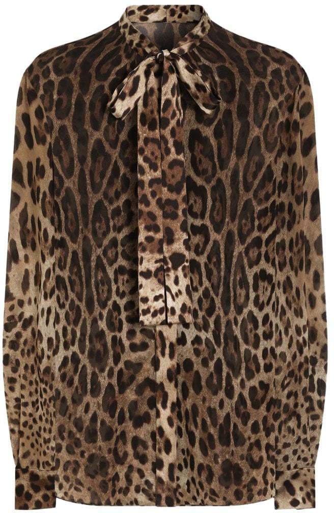 Dolce & Gabbana Shirts Leopard Beige