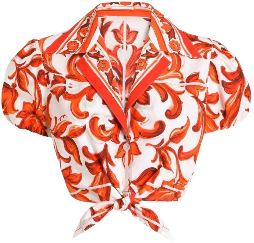 Dolce & Gabbana Shirts Orange Oranje