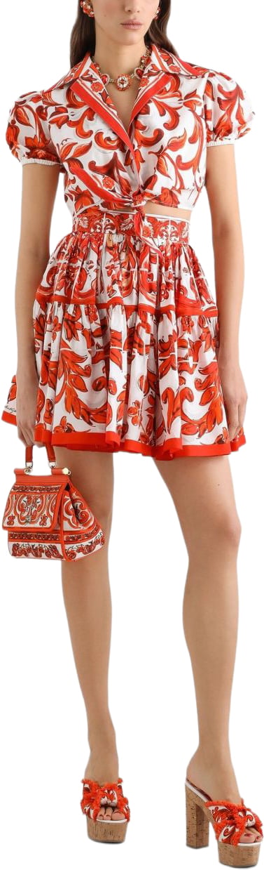 Dolce & Gabbana Shirts Orange Oranje