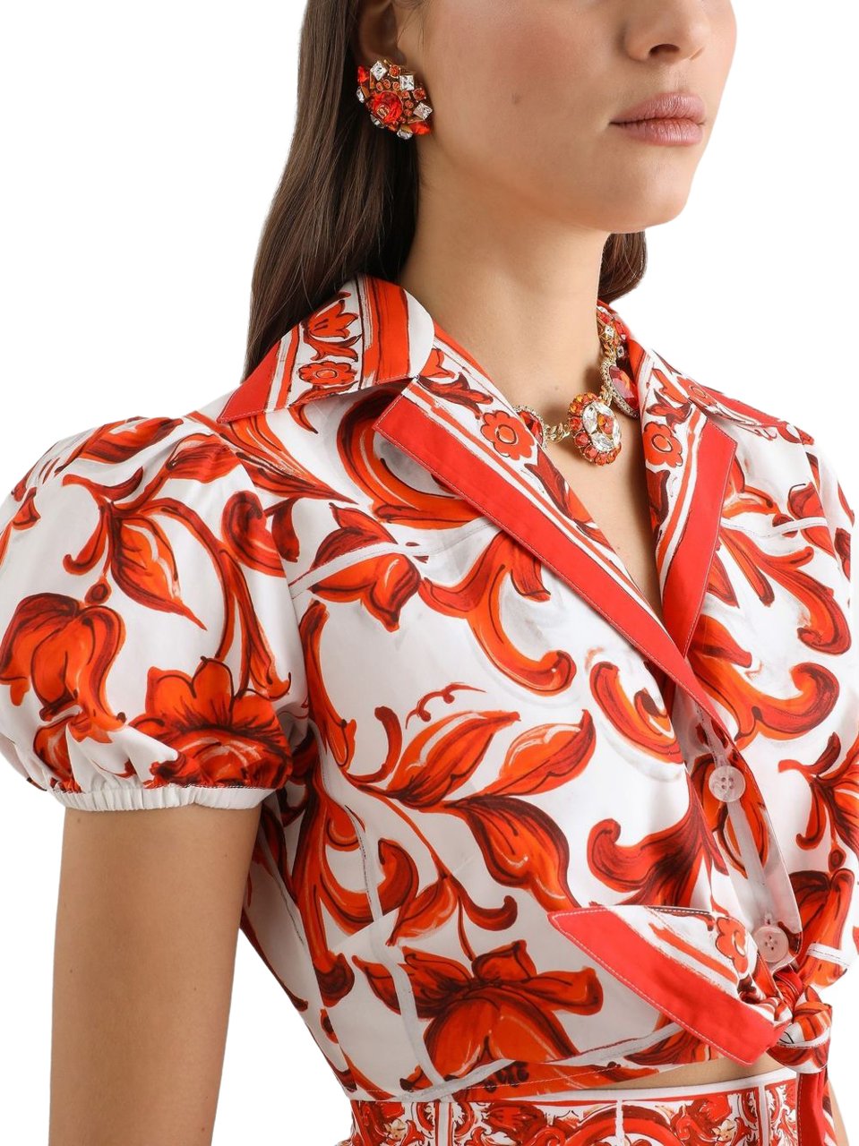 Dolce & Gabbana Shirts Orange Oranje