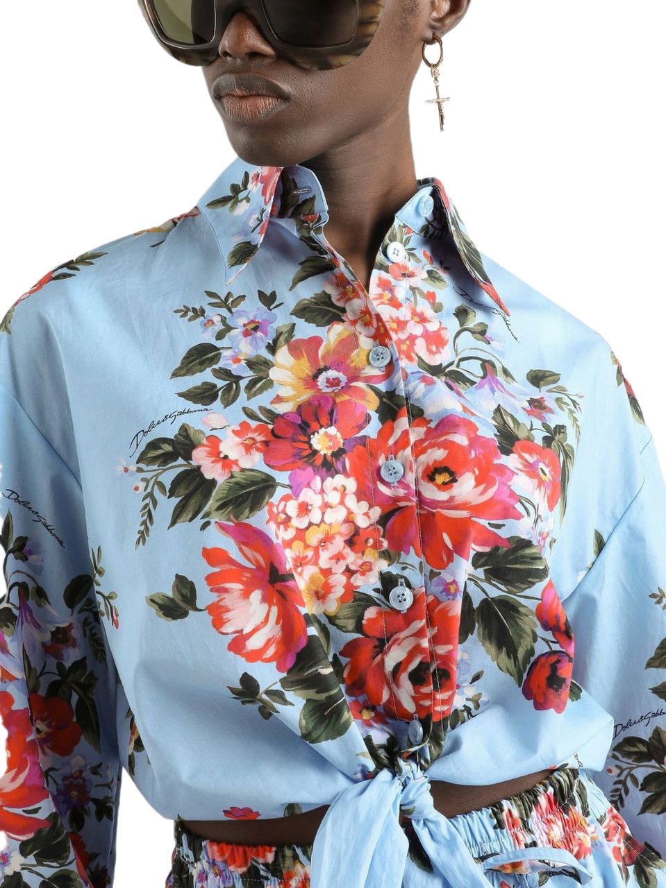 Dolce & Gabbana Shirts Clear Blue Blauw
