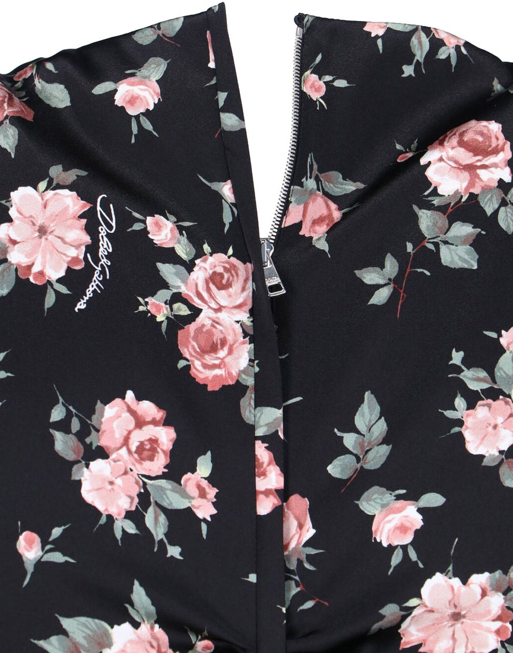 Dolce & Gabbana Classic Black Dress With Timeless Silhouette Zwart
