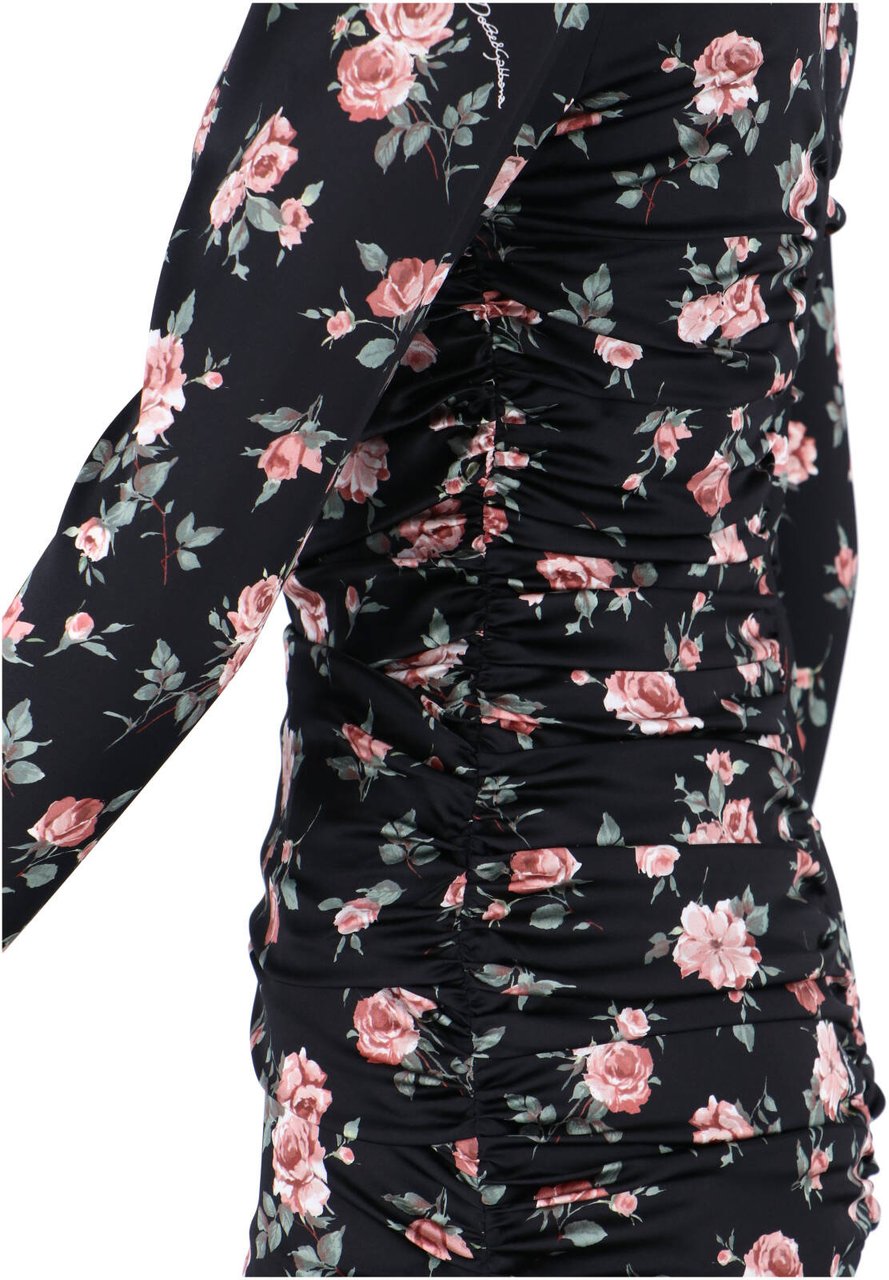 Dolce & Gabbana Classic Black Dress With Timeless Silhouette Zwart