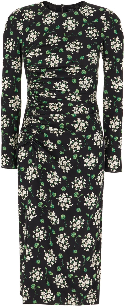 Dolce & Gabbana Dolce&gabbana Printed stretch silk dress Divers