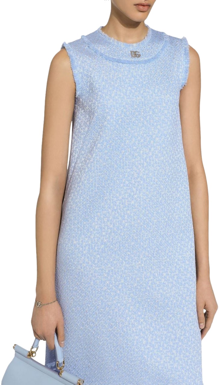 Dolce & Gabbana Dresses Clear Blue Blauw