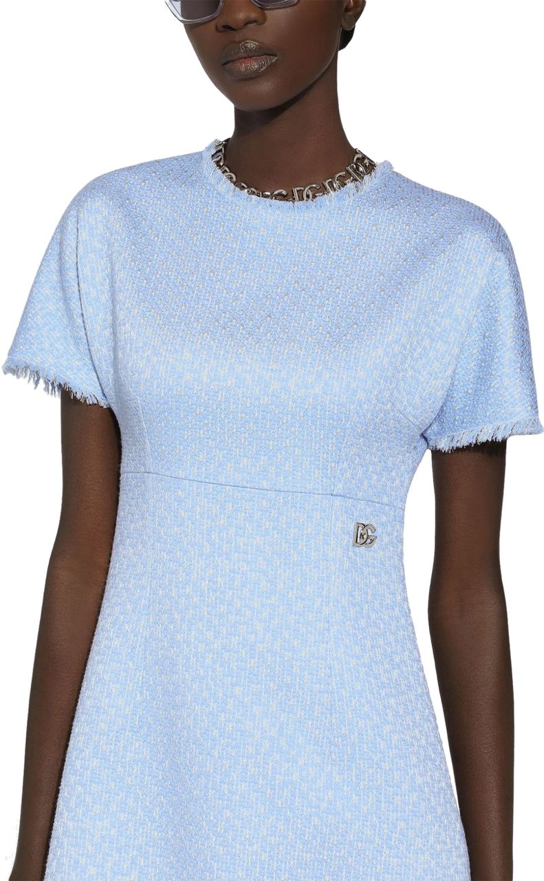 Dolce & Gabbana Dresses Clear Blue Blauw