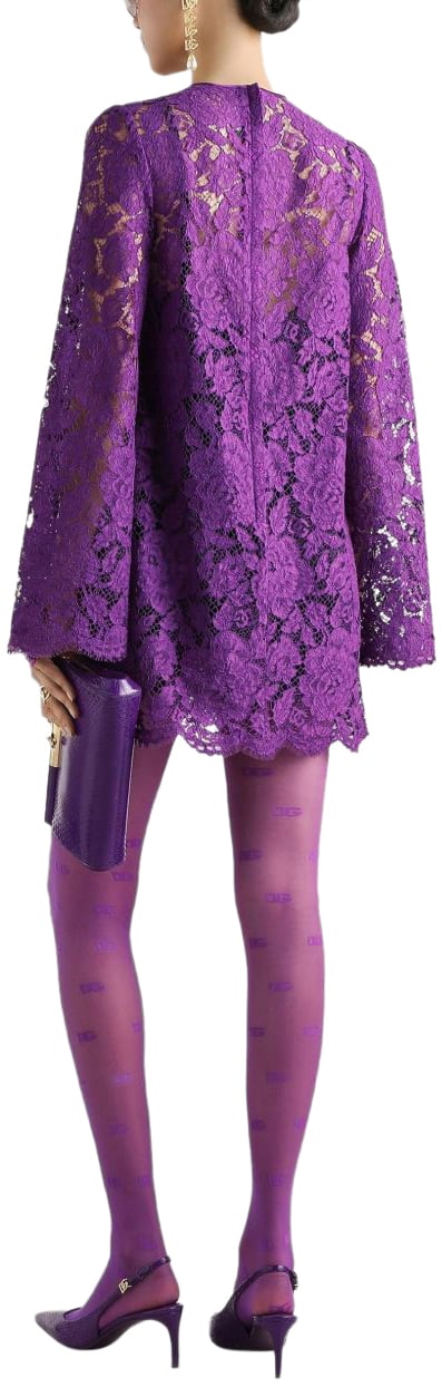 Dolce & Gabbana Dresses Purple Paars