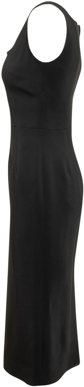 Dolce & Gabbana Abito Scivolato con Zip Zwart